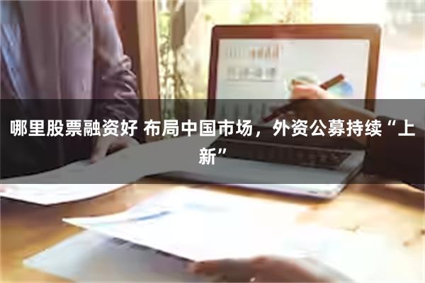 哪里股票融资好 布局中国市场，外资公募持续“上新”