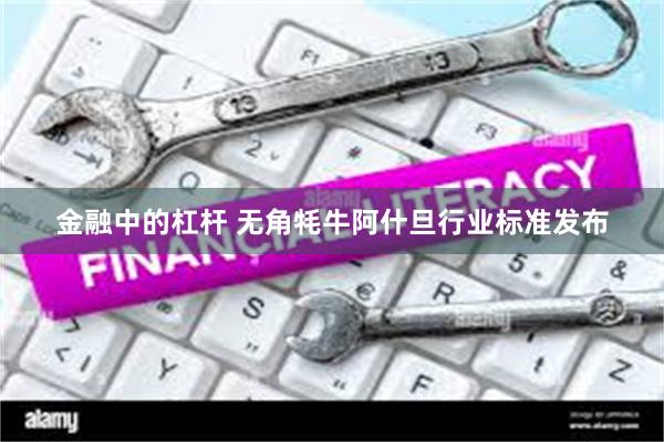 金融中的杠杆 无角牦牛阿什旦行业标准发布